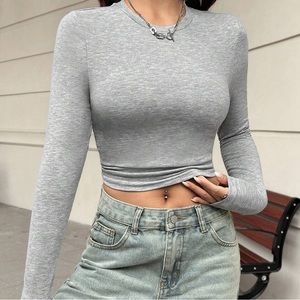 NWT Ruched Crop Tee